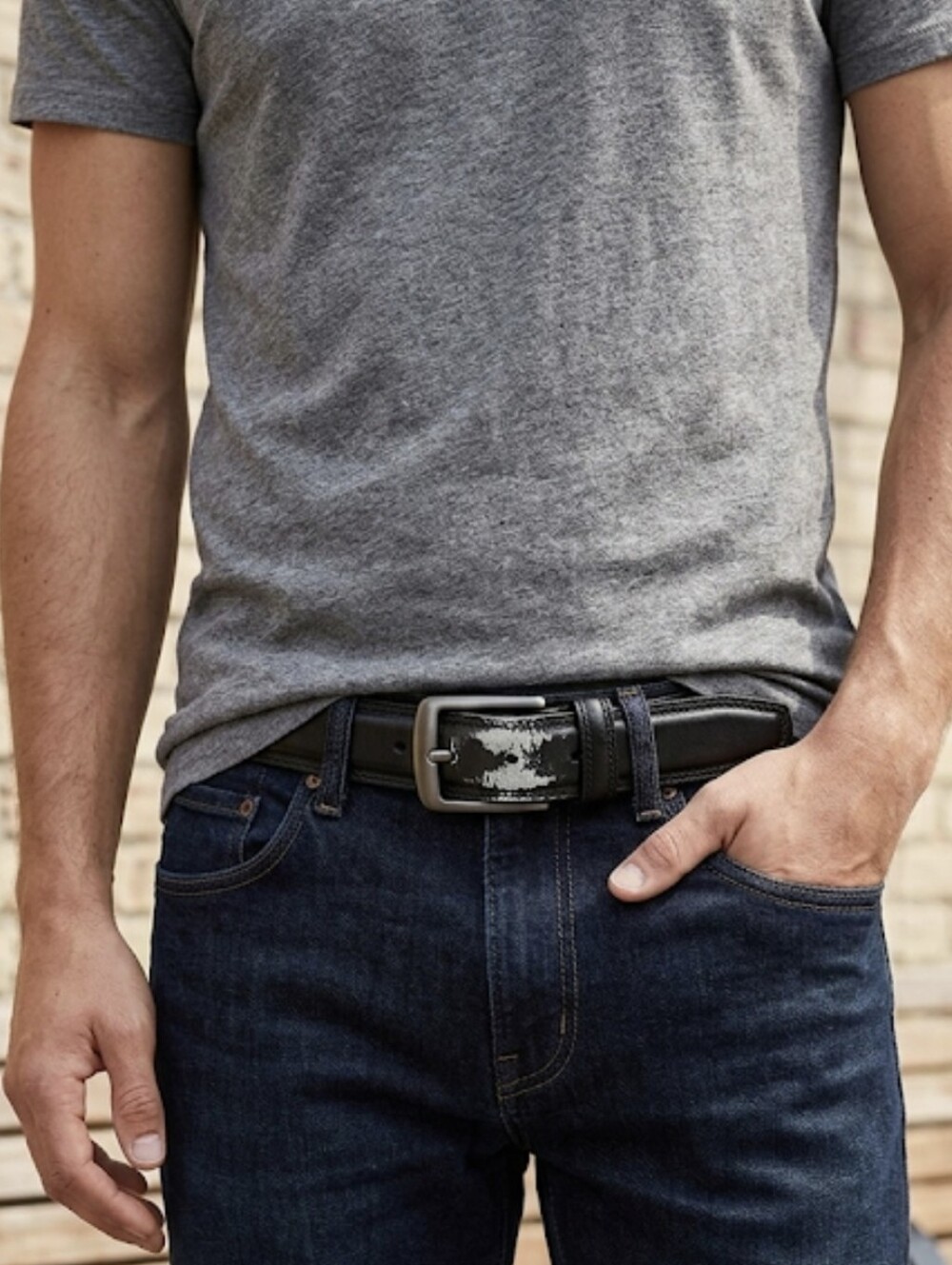 Men's Dockers Genuine Leather Belt. Size 38/95